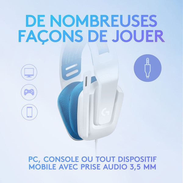 Logitech G G335 (Blanc) Logitech G G335 (Blanc)